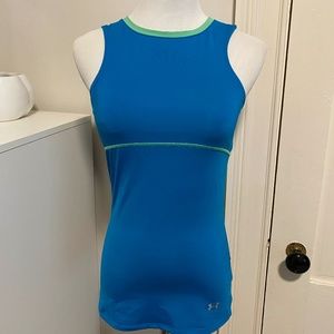 Womens Under Armour HeatGear High Neck Open Back Tank- Size S/M